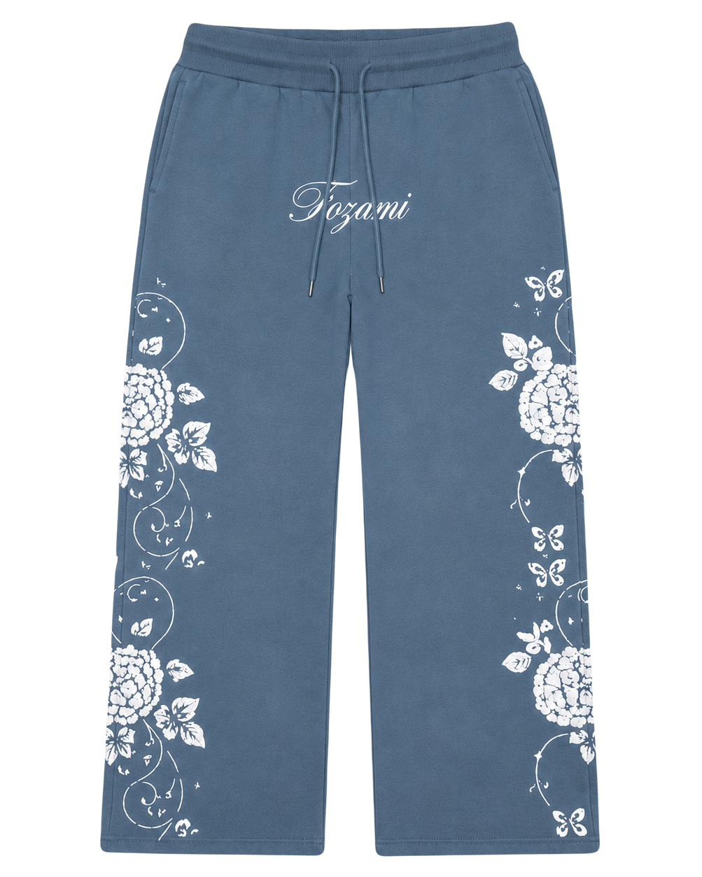 Blue Hydrangea Pants