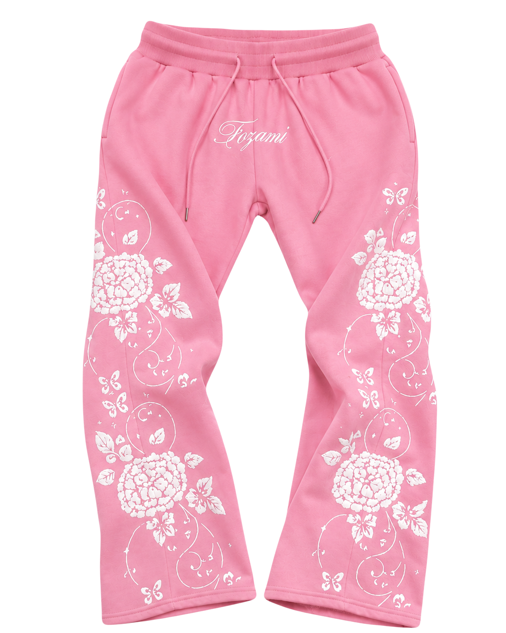 Pink Hydrangea Pants